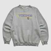 Minnesota Vikings 90s Pullover Sweatshirt Heather Gray Vintage - Fanatics