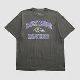 Baltimore Ravens NFL 2010s T-shirt Dark Heather Gray Vintage - Fanatics