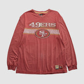 San Francisco 49ers NFL 2010s Long Sleeve T-shirt Red Vintage - Fanatics