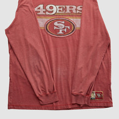 San Francisco 49ers NFL 2010s Long Sleeve T-shirt Red Vintage - Fanatics