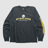 Pittsburgh Steelers NFL 2010s Long Sleeve T-shirt Black Vintage - Fanatics