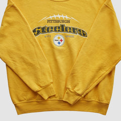 Pittsburgh Steelers NFL 2000s Pullover Sweatshirt Yellow Vintage - Fanatics