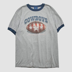 Dallas Cowboys Cowboys Authentic Apparel 2000s T-shirt Heather Gray Vintage - Fanatics