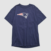 New England Patriots Reebok 2000s T-shirt Navy Vintage - Fanatics
