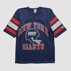New York Giants Logo 7 90s T-shirt Navy Vintage - Fanatics