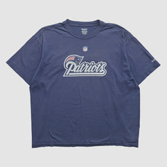 New England Patriots Reebok 2000s T-shirt Navy Vintage - Fanatics