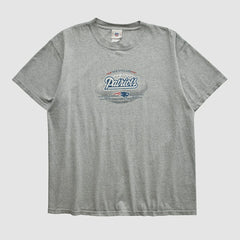 New England Patriots NFL 2000s T-shirt Heather Gray Vintage - Fanatics