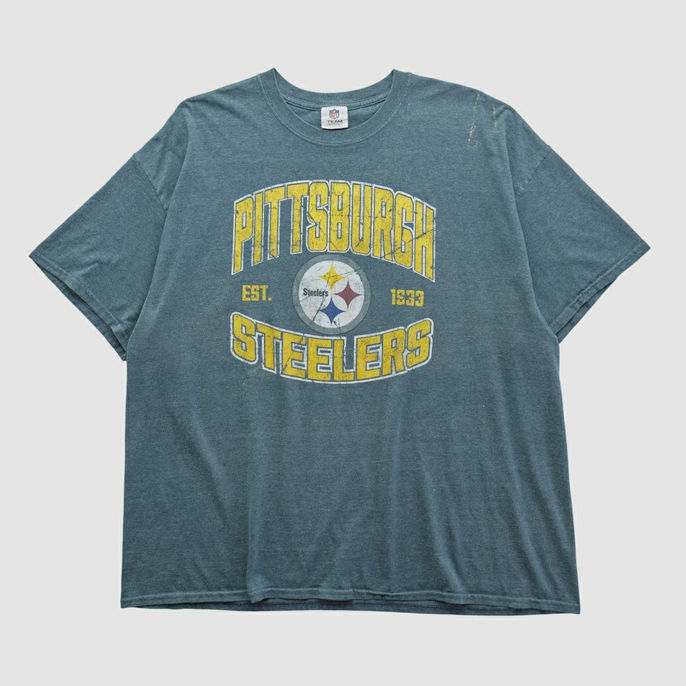 Pittsburgh Steelers NFL 2010s T-shirt Teal Vintage - Fanatics