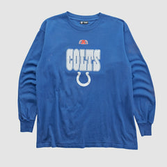 Indianapolis Colts NFL 2010s Long Sleeve T-shirt Blue Vintage - Fanatics