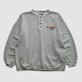 Denver Broncos Starter 90s Pullover Sweatshirt Heather Gray Vintage - Fanatics