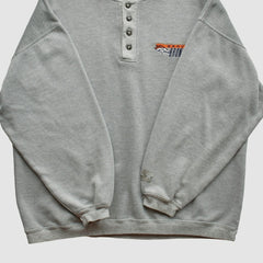 Denver Broncos Starter 90s Pullover Sweatshirt Heather Gray Vintage - Fanatics
