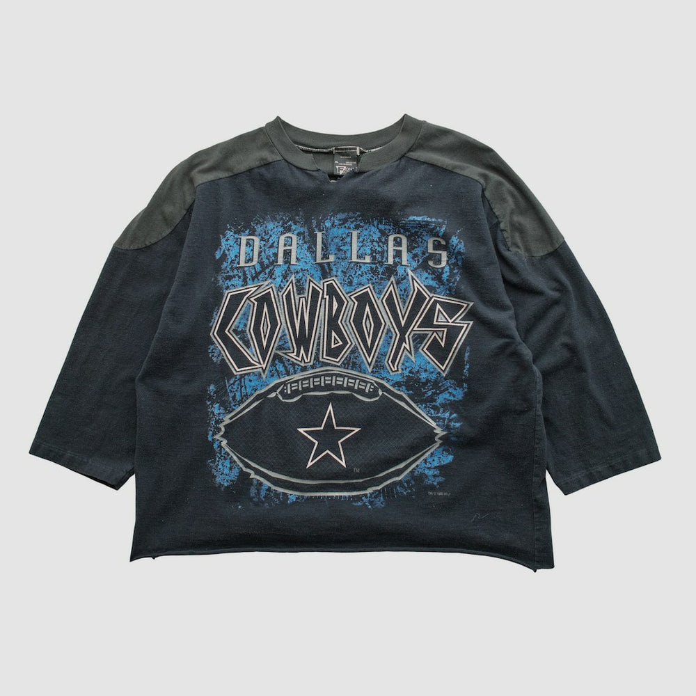 Dallas Cowboys Front Row 1995 T-shirt Black Vintage - Fanatics