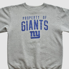 New York Giants Reebok 2000s Pullover Sweatshirt Heather Gray Vintage - Fanatics