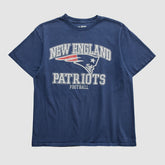 New England Patriots NFL 2000s T-shirt Navy Vintage - Fanatics