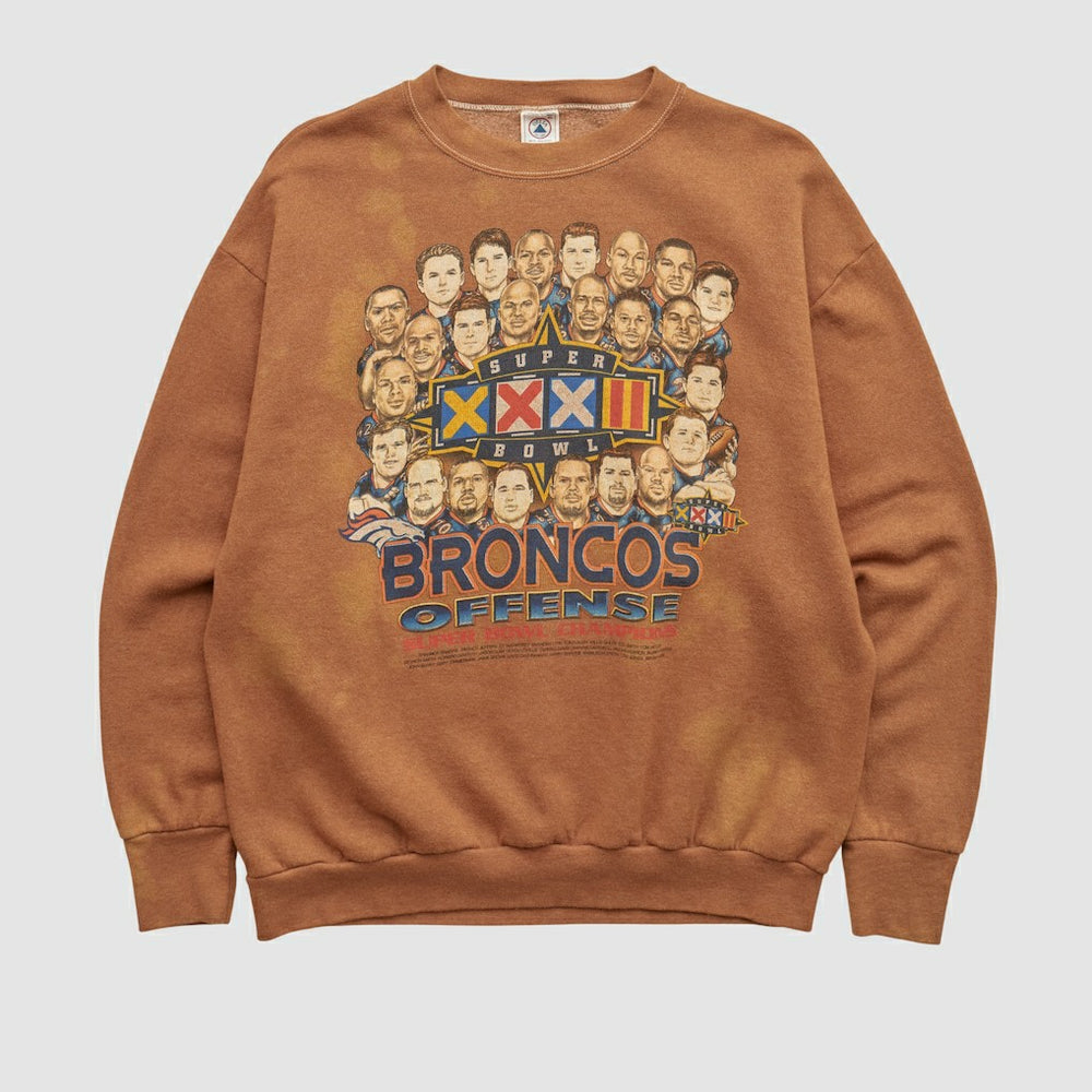 Denver Broncos Delta 1998 Pullover Sweatshirt Clay Vintage - Fanatics