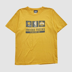 Vintage - Indiana Pacers NBA 2000s T-shirt - Yellow Vintage