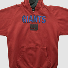 New York Giants Reebok 2000s Hooded Pullover Sweatshirt Red Vintage - Fanatics