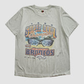 Super Bowl XXXIII Fruit of The Loom 1998 T-shirt Heather Gray Vintage - Fanatics