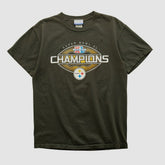 Pittsburgh Steelers Reebok 2006 T-shirt Charcoal Vintage - Fanatics