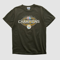 Pittsburgh Steelers Reebok 2006 T-shirt Charcoal Vintage - Fanatics