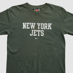 New York Jets 2000s Long Sleeve T-shirt Green Vintage - Fanatics