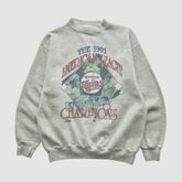 Minnesota Twins Salem Sportswear 1991 Pullover Sweatshirt On Sale