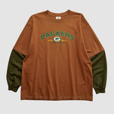 Green Bay Packers NFL 2000s Long Sleeve T-shirt Clay Vintage - Fanatics