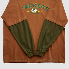 Green Bay Packers NFL 2000s Long Sleeve T-shirt Clay Vintage - Fanatics