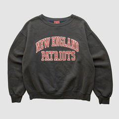 New England Patriots NFL 2000s Pullover Sweatshirt Black Vintage - Fanatics