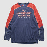 New England Patriots NFL 2000s Long Sleeve T-shirt Navy Vintage - Fanatics