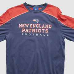 New England Patriots NFL 2000s Long Sleeve T-shirt Navy Vintage - Fanatics