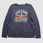 New England Patriots NFL Pro Line 2015 Long Sleeve T-shirt Navy Vintage - Fanatics