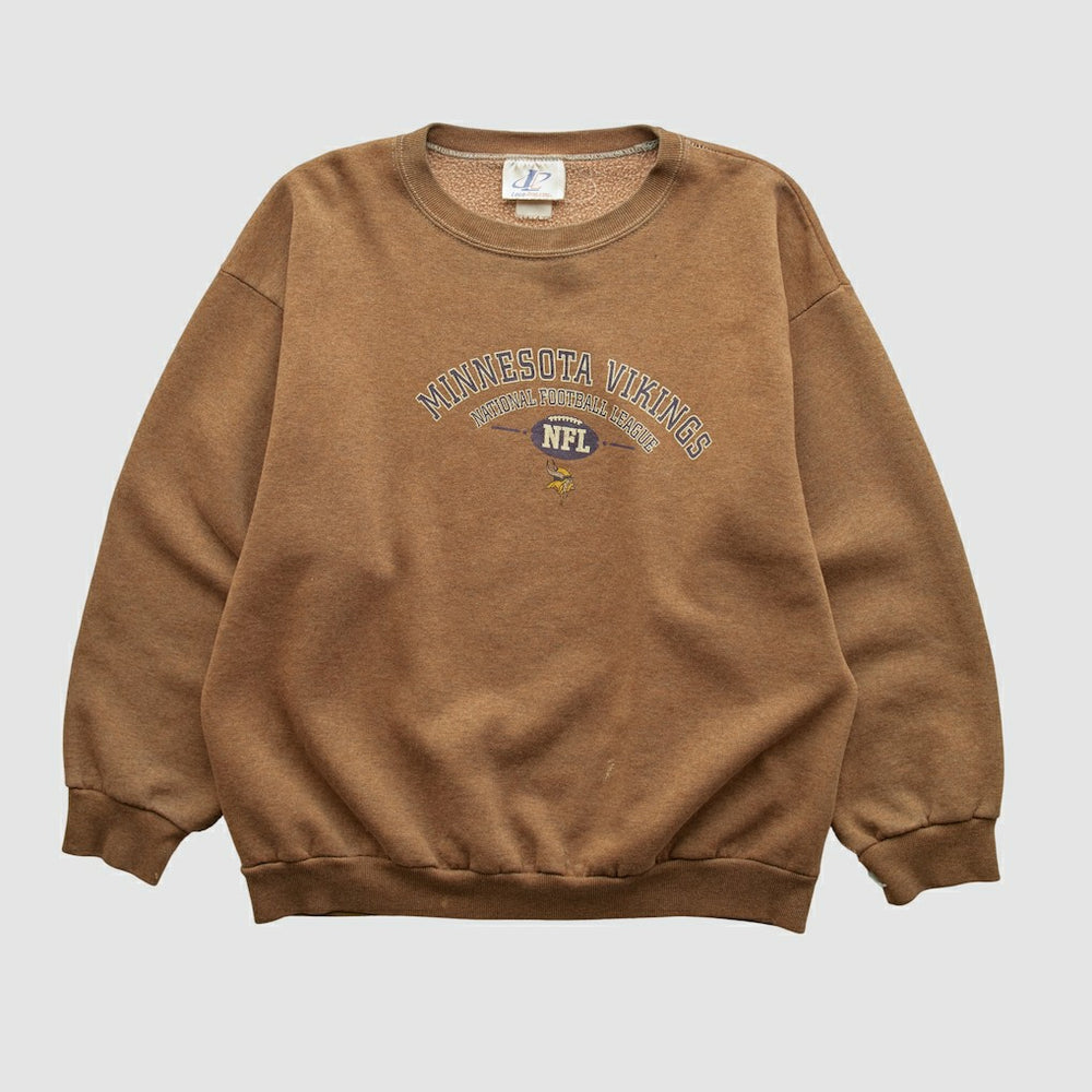 Minnesota Vikings Logo Athletic 2000s Pullover Sweatshirt Clay Vintage - Fanatics
