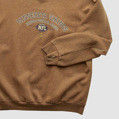 Minnesota Vikings Logo Athletic 2000s Pullover Sweatshirt Clay Vintage - Fanatics