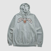 Chicago Bears 2010s Hooded Pullover Sweatshirt Heather Gray Vintage - Fanatics