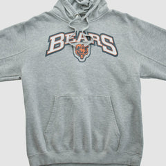 Chicago Bears 2010s Hooded Pullover Sweatshirt Heather Gray Vintage - Fanatics