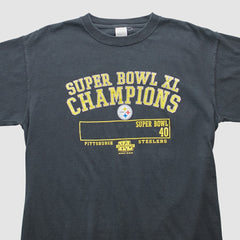 Pittsburgh Steelers 2006 T-shirt Black Vintage - Fanatics