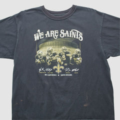 New Orleans Saints Reebok 2000s T-shirt Black Vintage - Fanatics