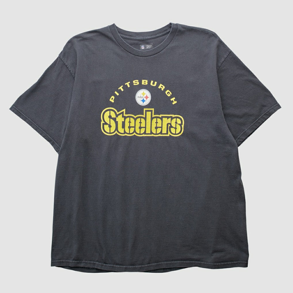 Pittsburgh Steelers NFL 2000s T-shirt Black Vintage - Fanatics