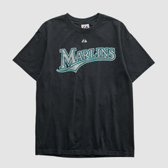Miami Marlins Majestic 2000s T-shirt for sale