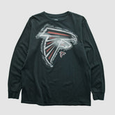 Atlanta Falcons NFL 2010s Long Sleeve T-shirt Black Vintage - Fanatics