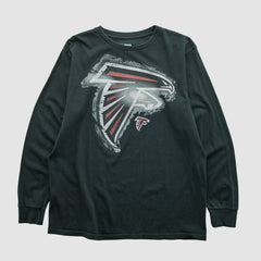 Atlanta Falcons NFL 2010s Long Sleeve T-shirt Black Vintage - Fanatics