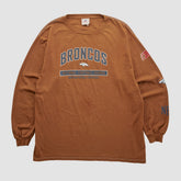Denver Broncos NFL 2000s Long Sleeve T-shirt Clay Vintage - Fanatics