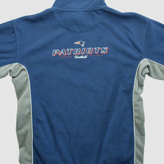 New England Patriots NFL 2000s 1/4 Zip Sweatshirt Navy Vintage - Fanatics