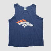 Denver Broncos Dynasty 90s Tank Navy Vintage - Fanatics