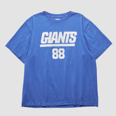 New York Giants Reebok 2000s T-shirt Blue Vintage - Fanatics