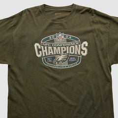 NFC Conference Champs 2004 T-shirt Brown Vintage - Fanatics