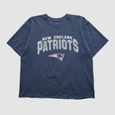 New England Patriots Reebok 2000s T-shirt Navy Vintage - Fanatics