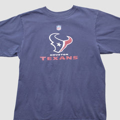 Houston Texans Reebok 2000s T-shirt Navy Vintage - Fanatics