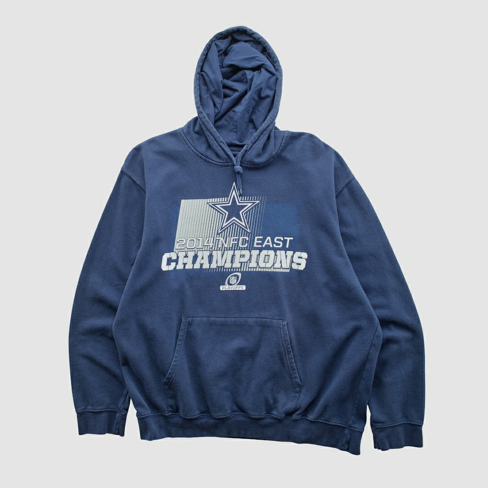 NFC East Champions 2014 Hooded Pullover Sweatshirt Navy Vintage - Fanatics